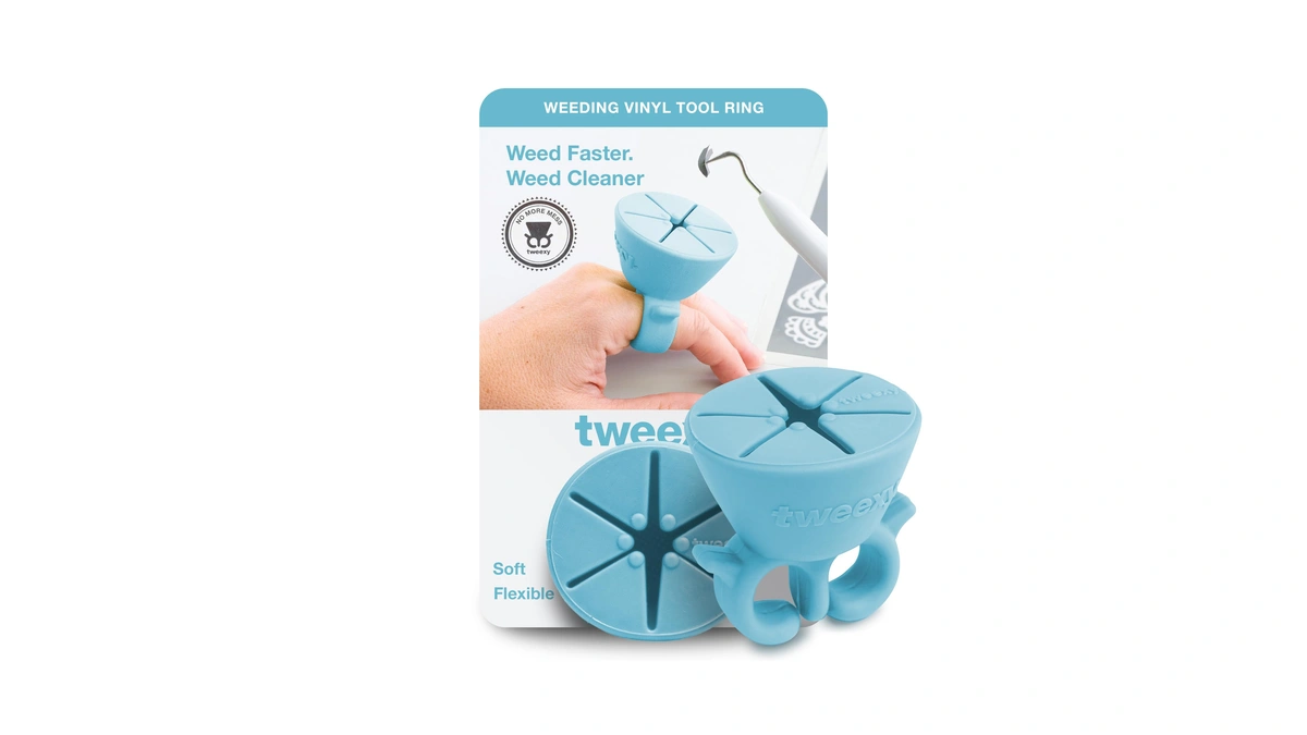Tweexy Craft Vinyl Weeding Scrap Collector Ring For Heat Transfer