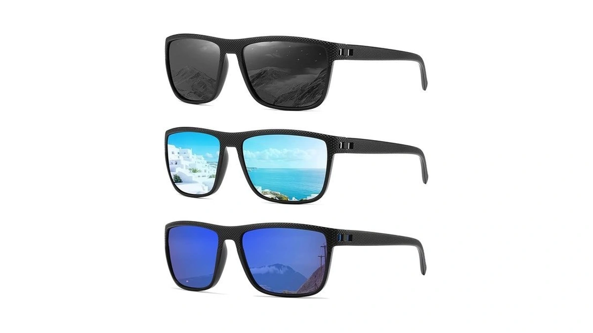 Masdun Polarized Sunglasses For Men And Women Square Sun Glasses