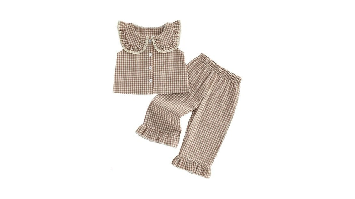 Liomengzi Toddler Baby Girl Clothes Summer Baby Outffit Doll Collar
