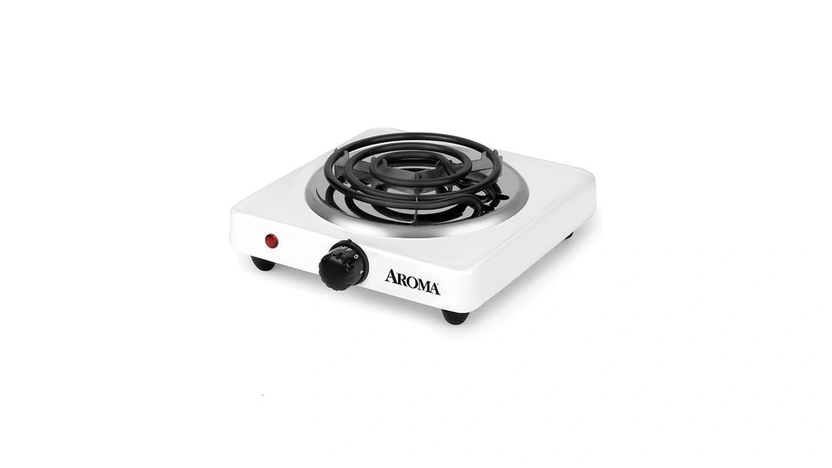 Aroma® 6" Single Burner Hot Plate, Compact & Portable With