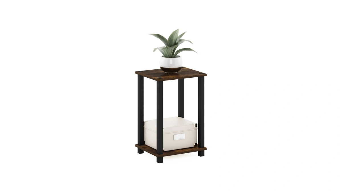 Furinno Simplistic 1-tier End Side Night Stand/bedside Table With Plastic