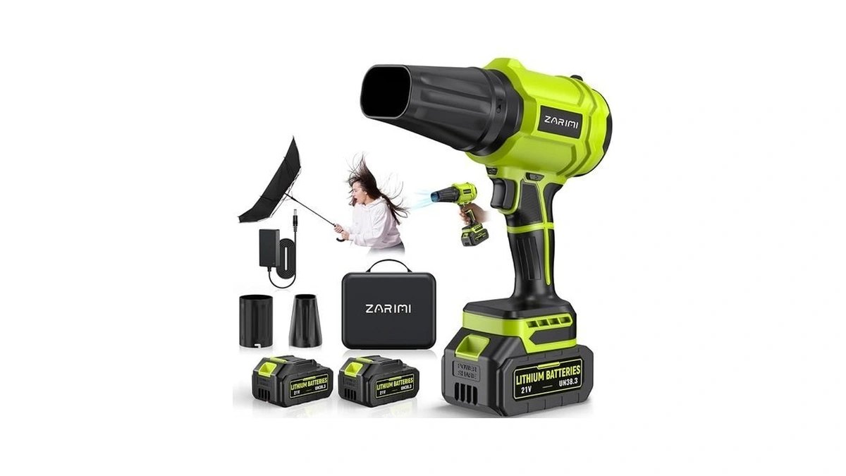 Yuquesen Cordless Leaf Blower, 980,000 Rpm Handheld Leaf Blower With