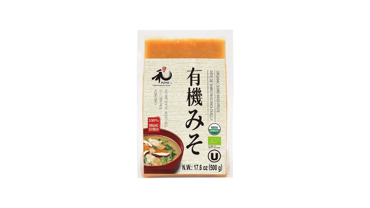 Yuho Organic Shiro Miso Paste, No Gmo, Non-msg, Japanese Style
