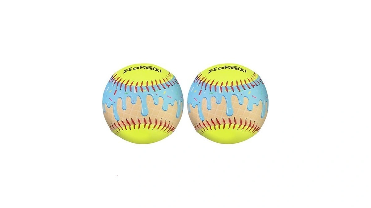 Akaixi 12 Inch Fastpitch Balls Durable Pvc Cover With Pu