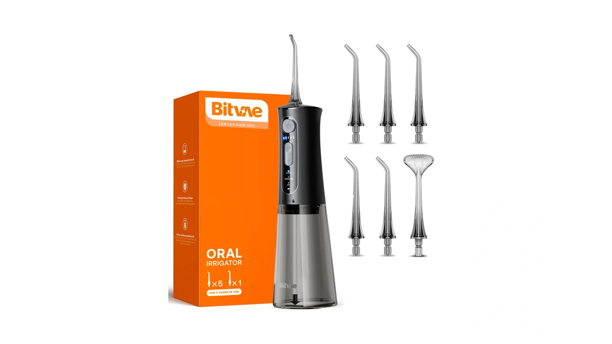 Bitvae Water Dental Flosser For Teeth, Cordless Water Teeth Cleaner