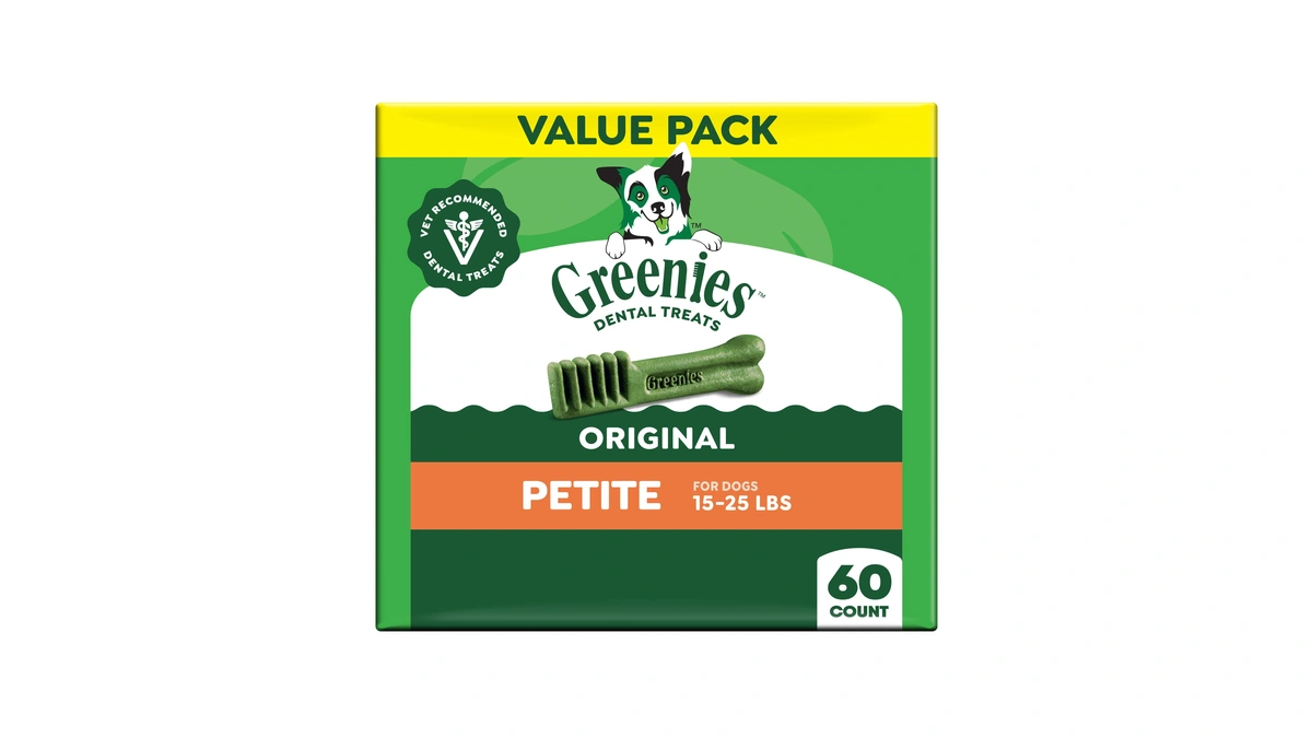 Greenies Veterinarian-recommended Adult Natural Dental Dog Treats Petite Size, Dog