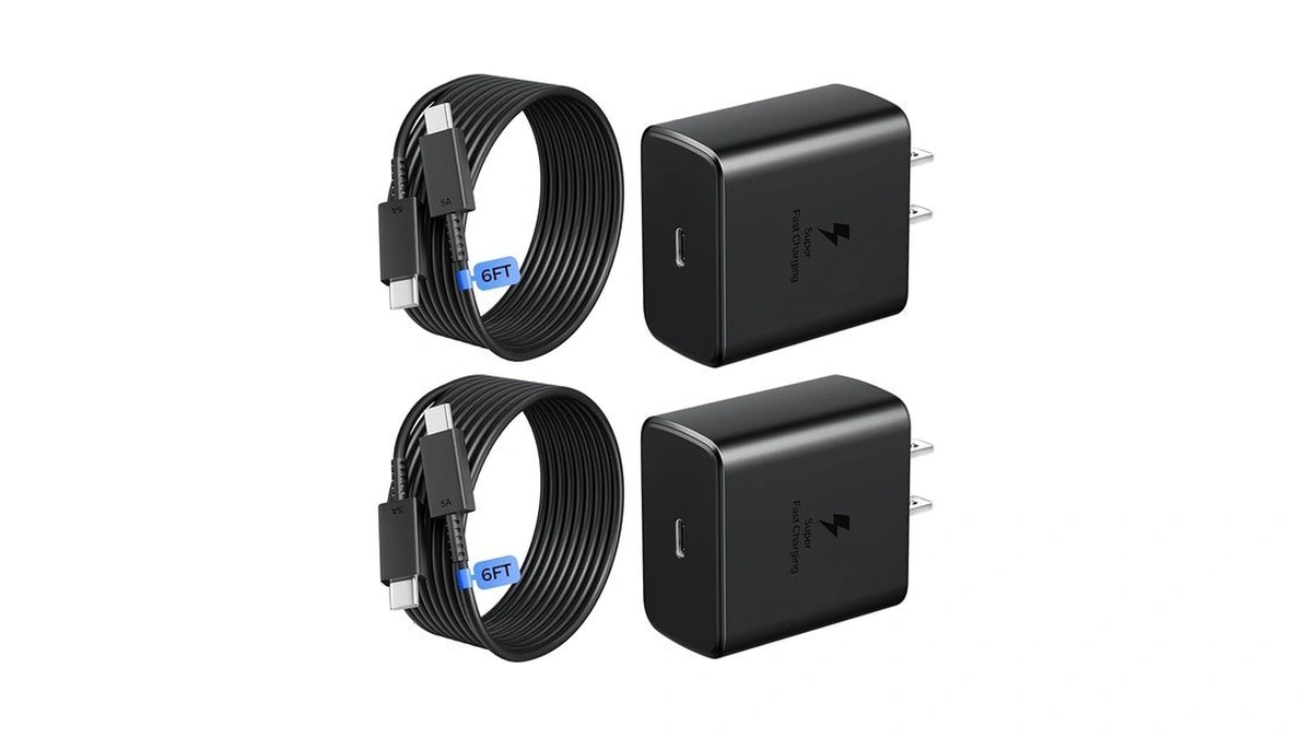 45w Usb C Fast Charger 2 Pack With 6ft Cable,
