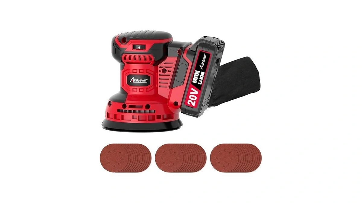 Avid Power 20v Cordless Orbital Sander 5 Inch Electric Sander
