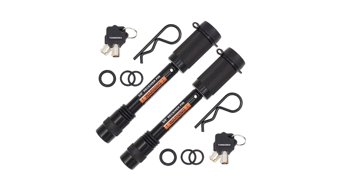 Towworks 79632 Keyed Alike 5/8" Trailer Hitch Lock Set With