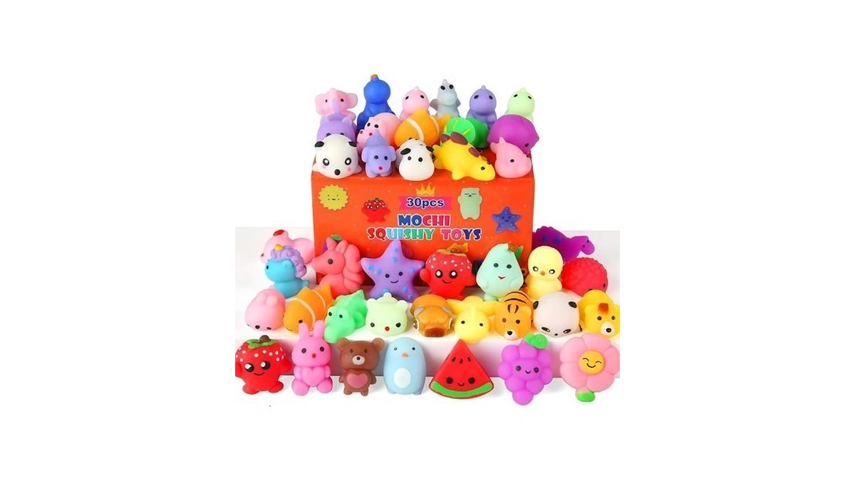 30 Pack Squishy Toys, Kawaii Squishies Party Favors For Kids