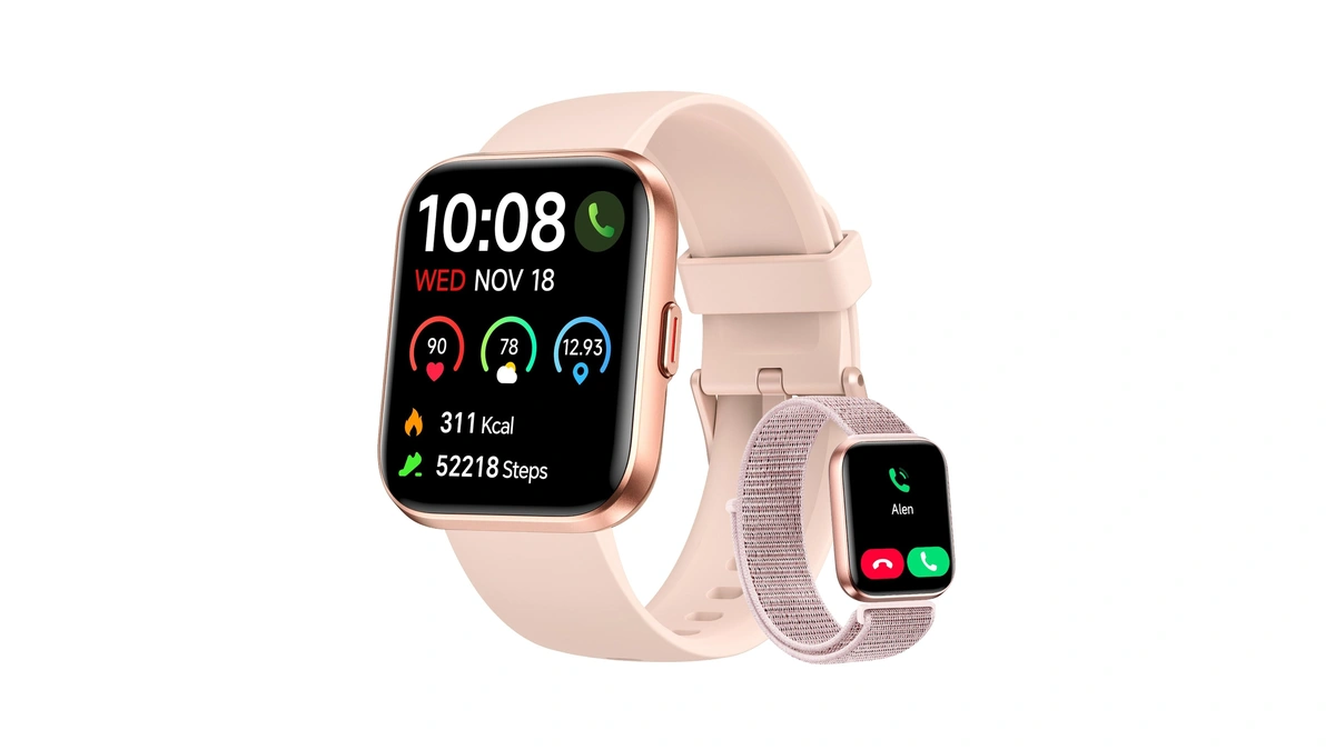 Woneligo Smart Watch For Women, Answer/make Calls, Alexa Built-in, 1.85"