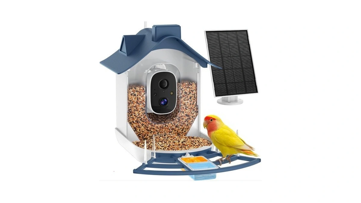 Smart Bird Feeder With Camera, Ai Bird Identification, Solar Powered