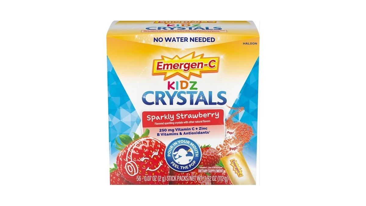 Emergen-c Kidz Crystals, On-the-go Emergen-c Immune Support Supplement With Vitamin