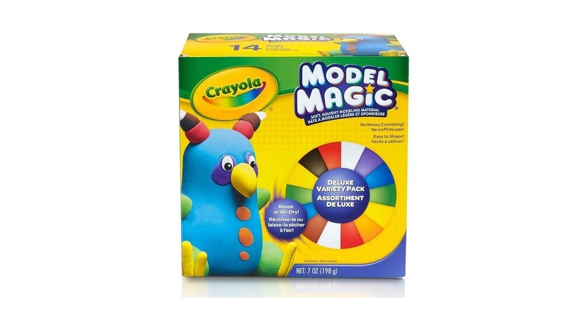 Crayola Model Magic Deluxe Variety Pack (14ct), Kids Air Dry