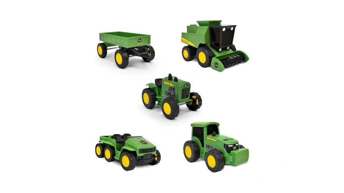 John Deere 5-pack Micro Farm Vehicles β Moving Parts And