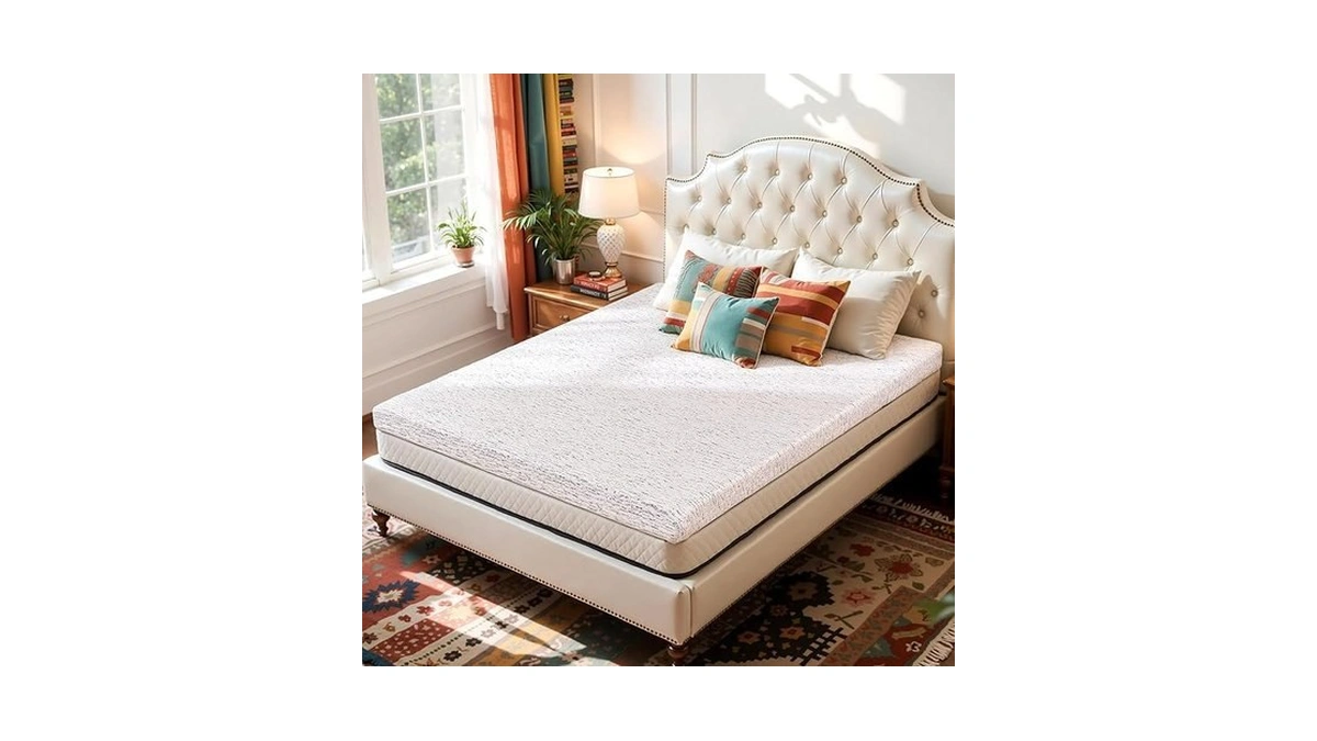 Hokway 4 Inch Memory Foam Mattress Topper King - Ventilated