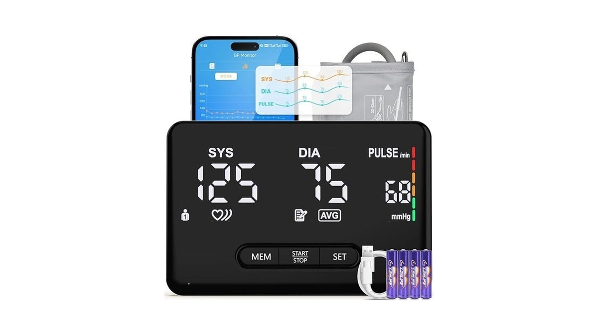 Zoetouch Smart Bluetooth Blood Pressure Monitor For Home Use, Clinically