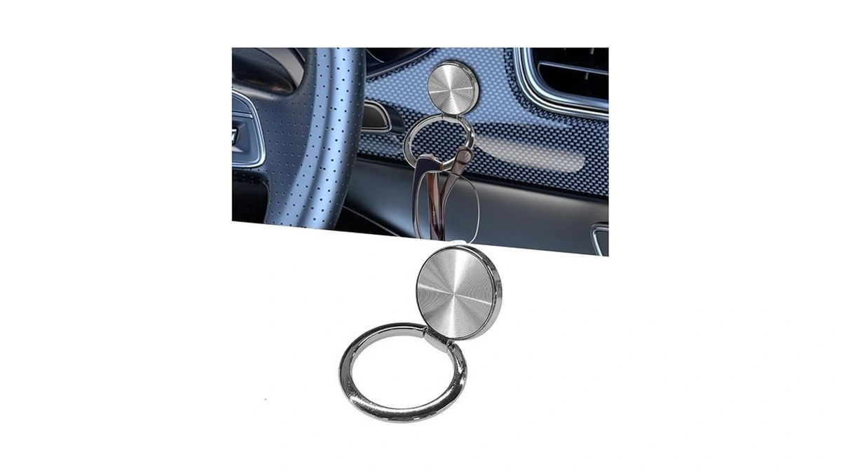 Uhanbut Sunglass Holder For Car Dash, Metal Auto Dashboard Eyeglass
