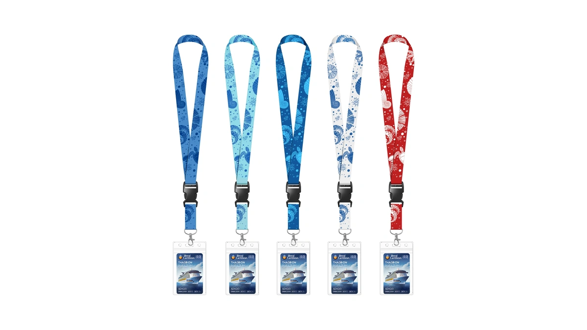 Luminiph 5 Pack Cruise Lanyard For Ship Cards, Cruise Ship