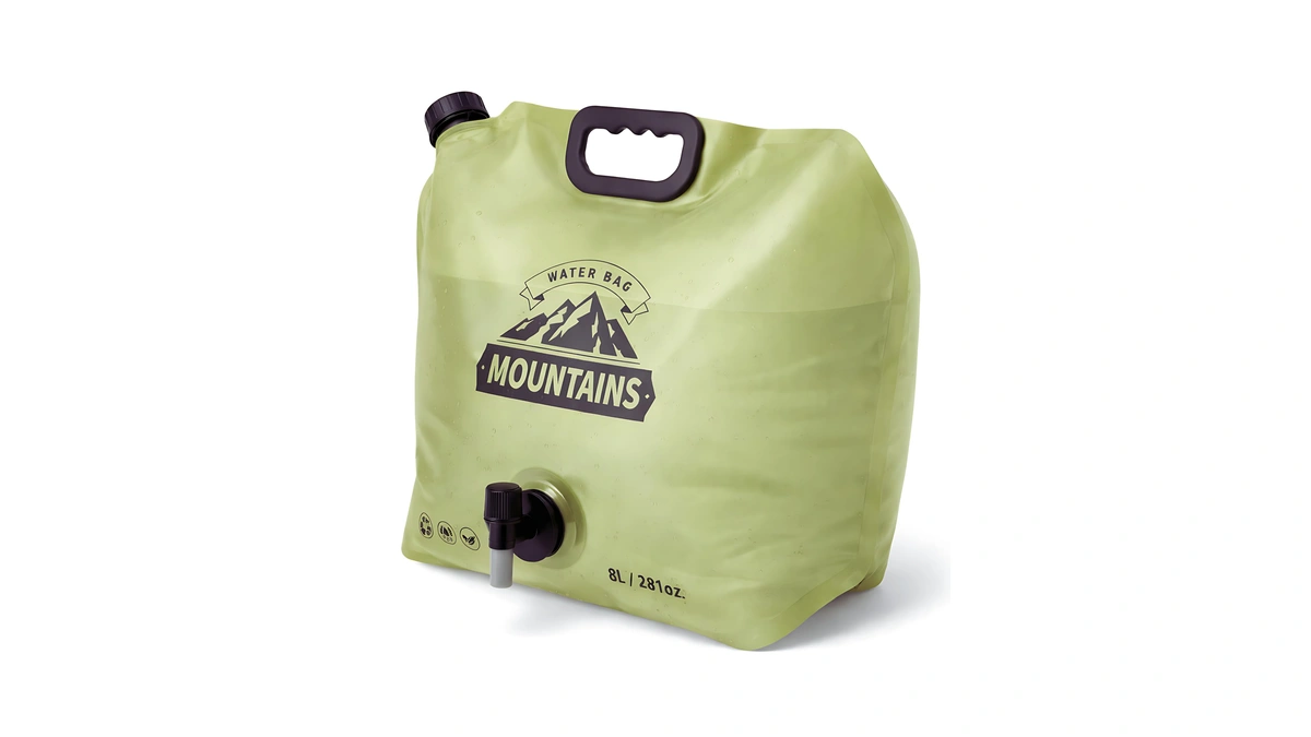 Coremuse Camping Water Container 2 Gallon Collapsible Water Jug With