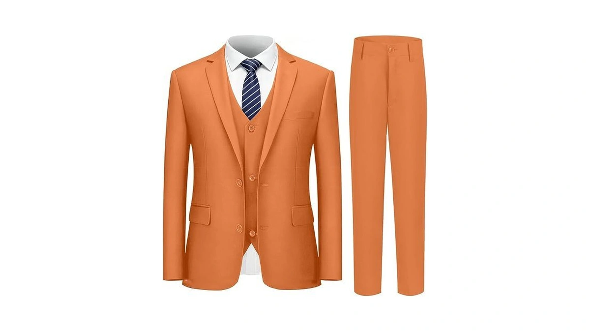 Boys' Formal Slim Fit Suit Set 5 Piece Boys Suit