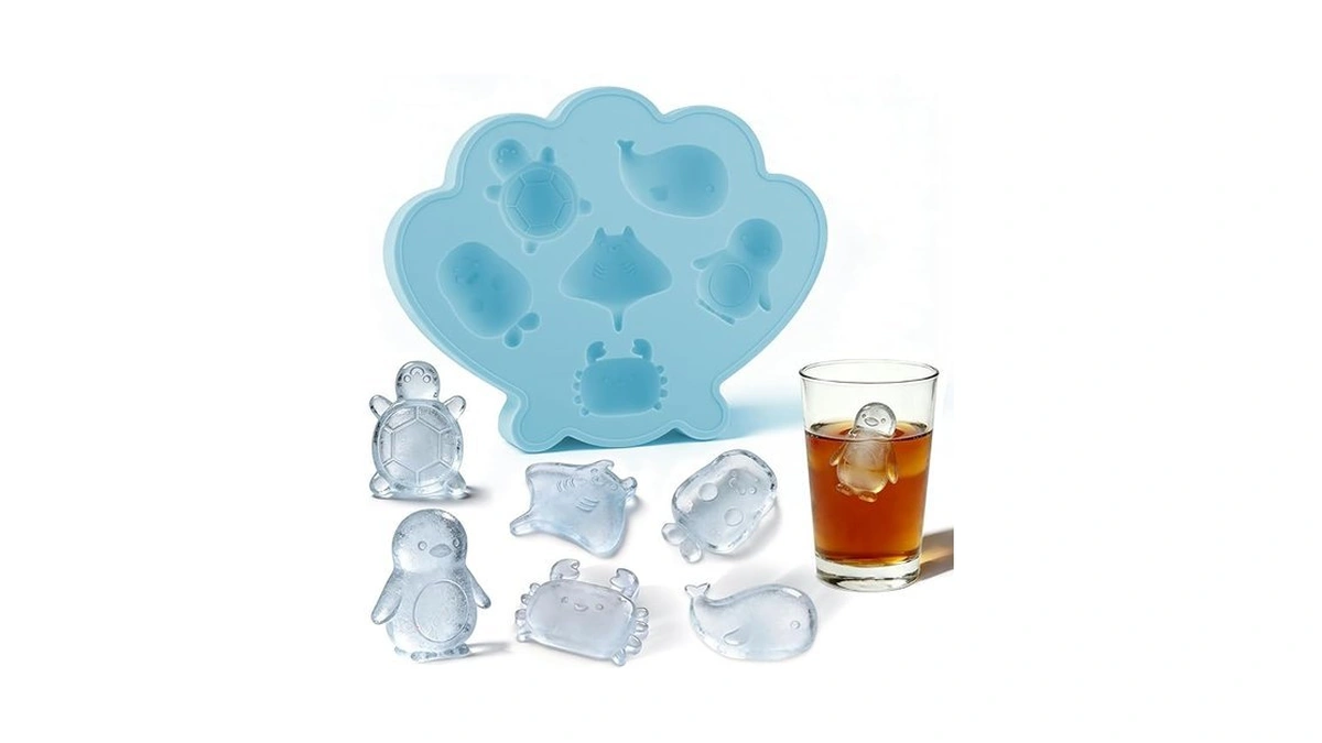 Fu Store Ice Cube Tray Shell Silicone Ice Cube Trays