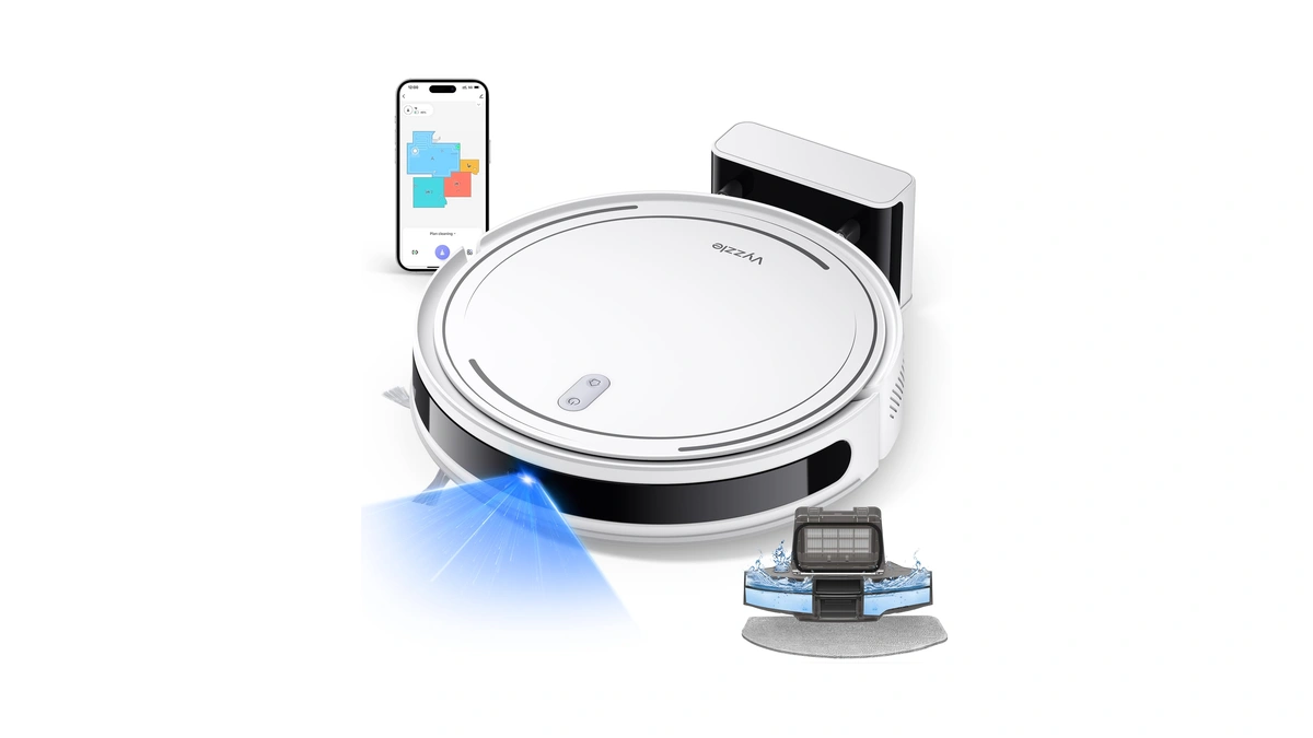 Robot Vacuum And Mop, 3-in-1 Robotic Vacuum Cleaner With Schedule,
