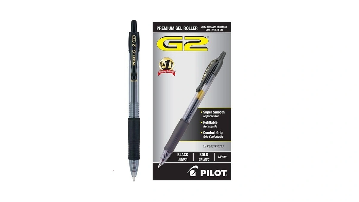 Pilot G2 Premium Refillable & Retractable Rolling Ball Gel Pens,
