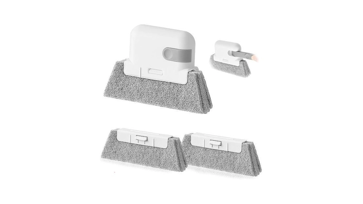 Window Cleaning Brush,multifucation Groove Cleaning Brush For Household Use, 3