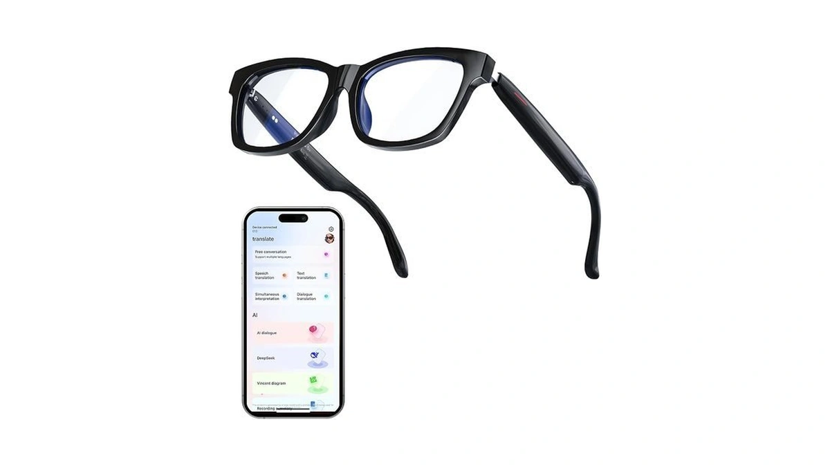 Glossia Ai Smart Glasses, Bluetooth Audio Glasses For Men Women,