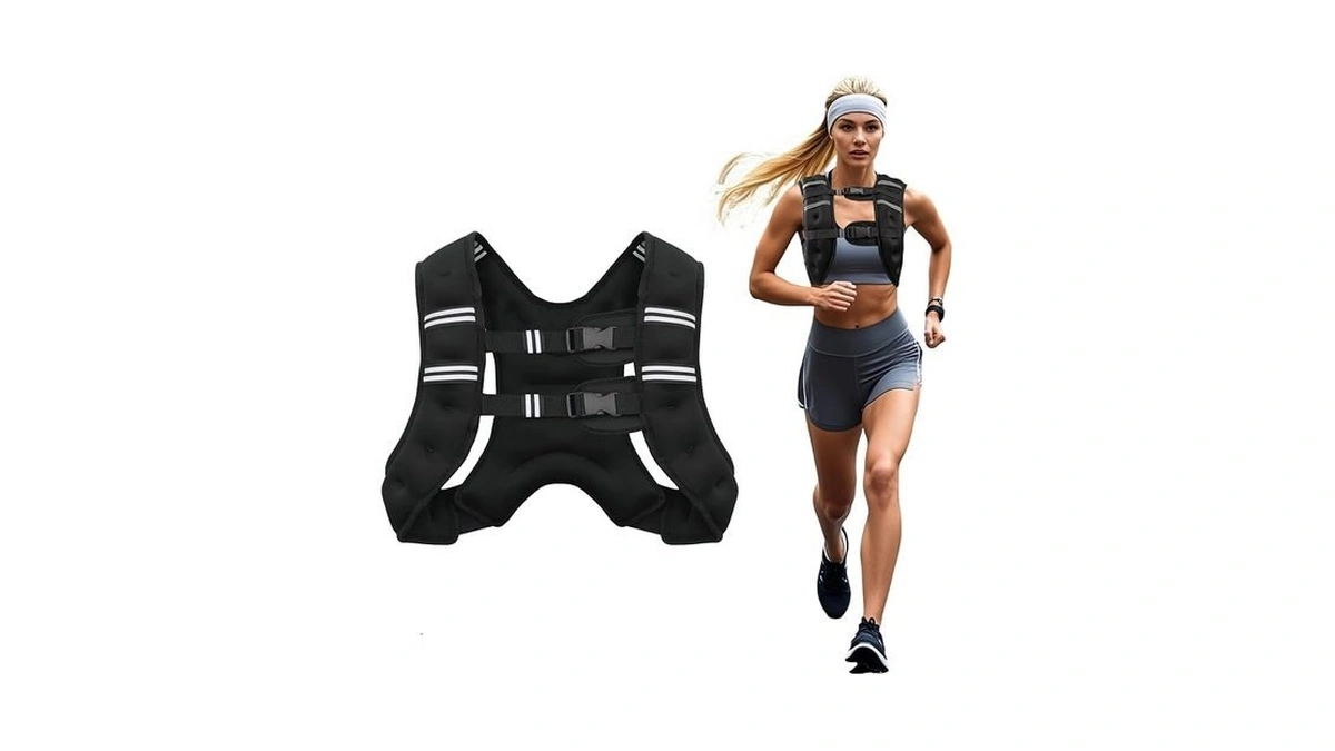 Poudee Weighted Vest, 12lb Weight Vest For Men Women, Body