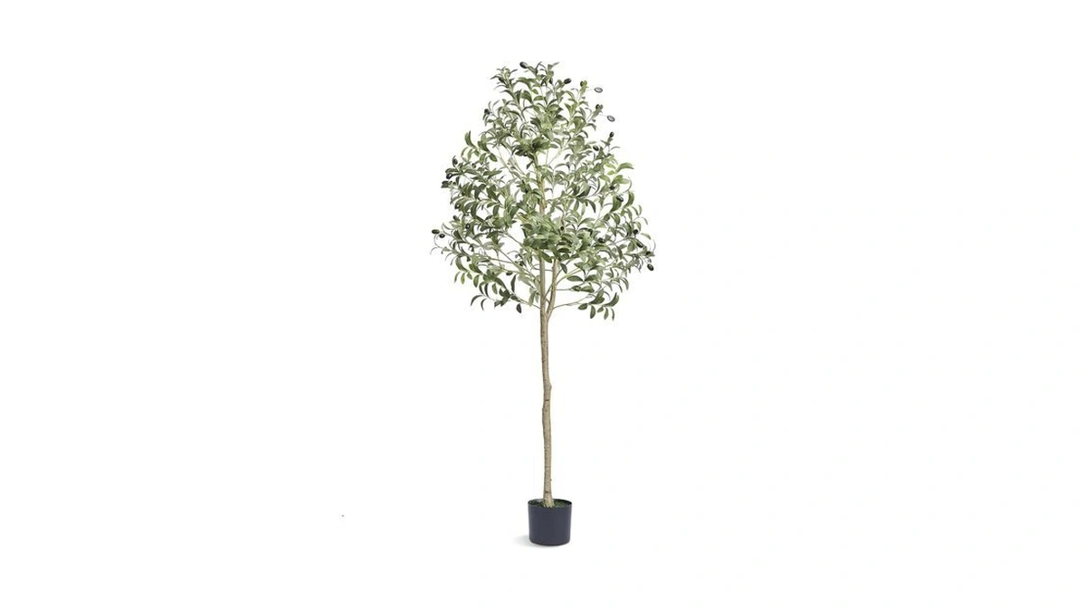 Vevor Artificial Olive Tree, 5 Ft Tall Faux Plant, Secure