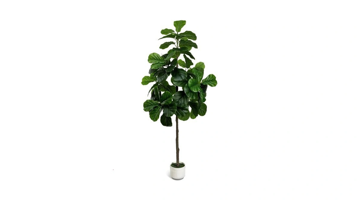 Lucealberi Artificial Fiddle Leaf Fig Tree 6ft - Large Fake