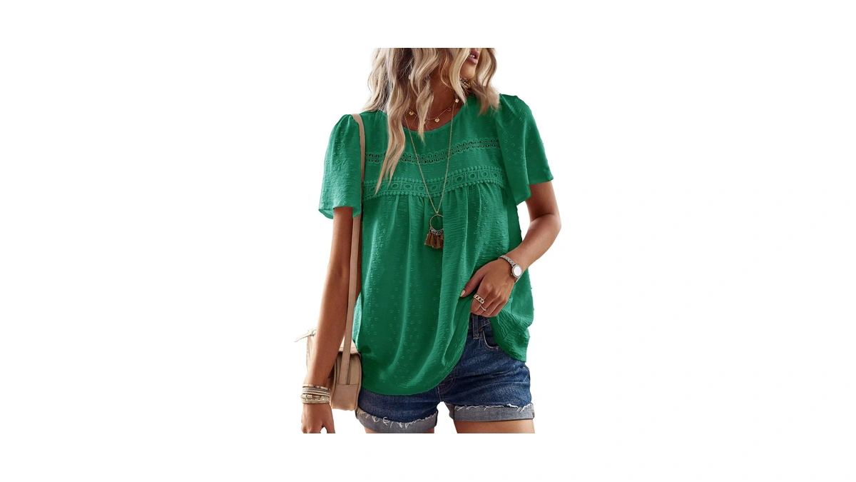 Falechay Womens Summer Tops Solid Blouses For Women Fashion 2026