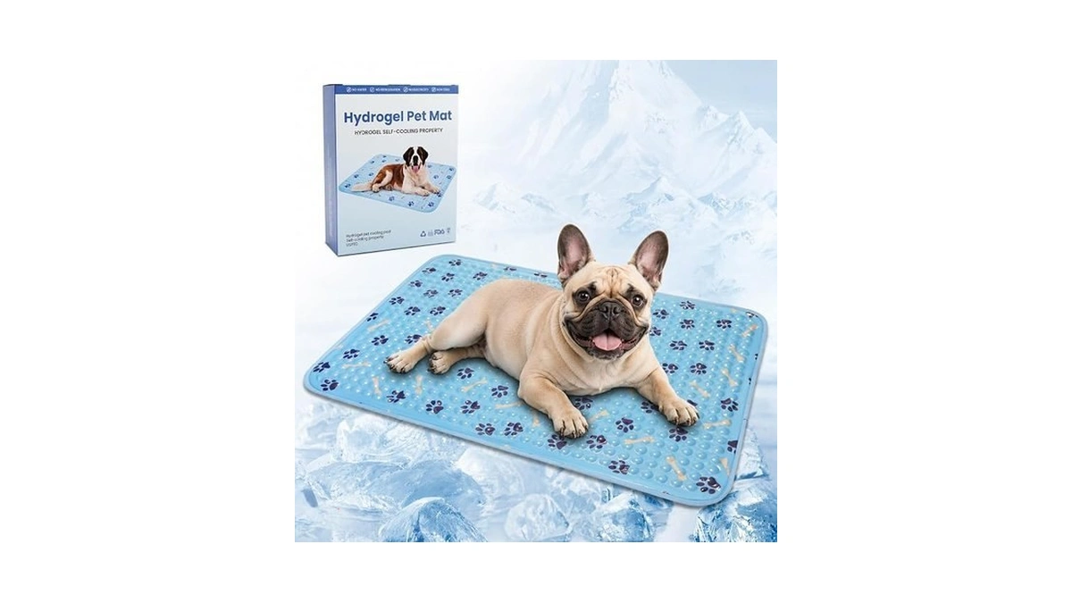 Dogs Cooling Mat,self Cooling Dog Bed, Patented Non-toxic Gel Cooling