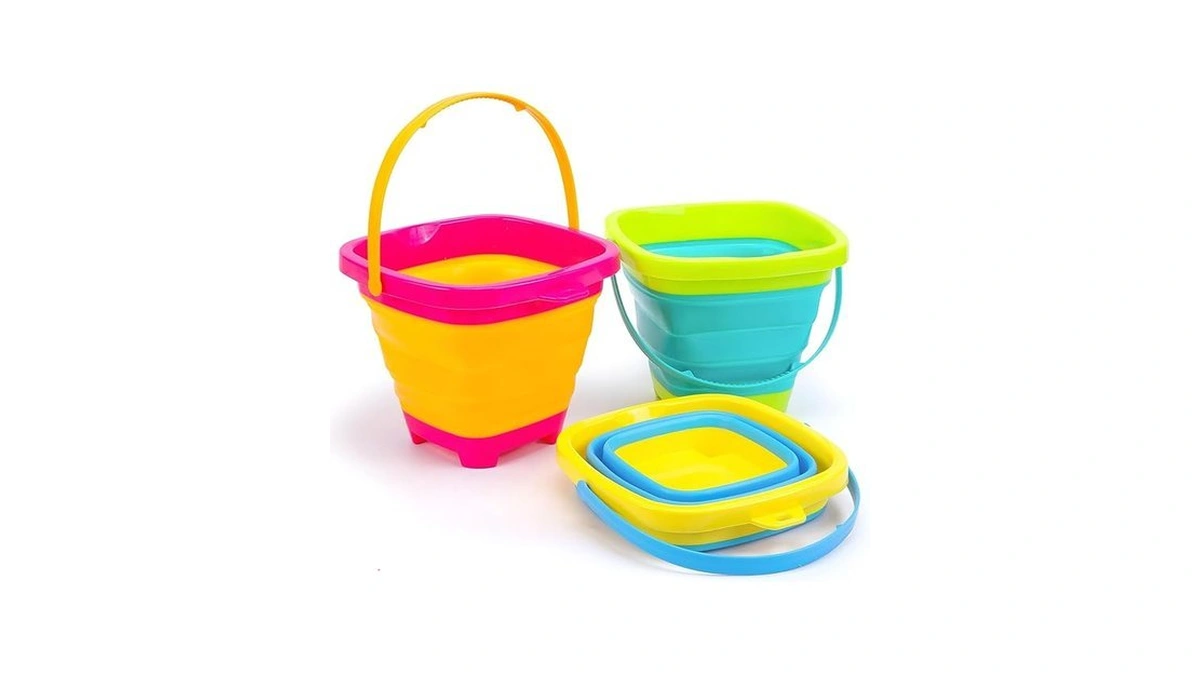 Amazon coupon: Shindel 3packs Foldable Pail Bucket, 2l