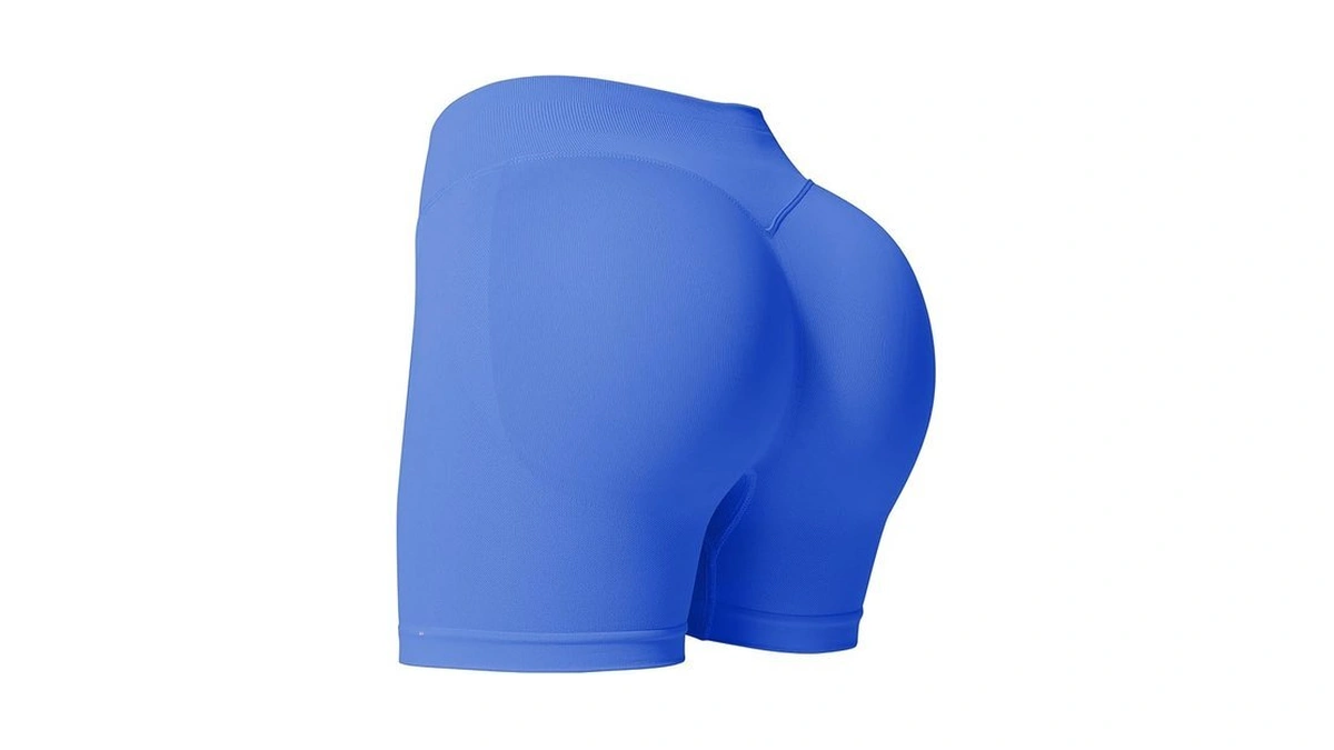 Zynkie Women's Scrunch Butt Lifting Workout Shorts 4.5" Tummy Control