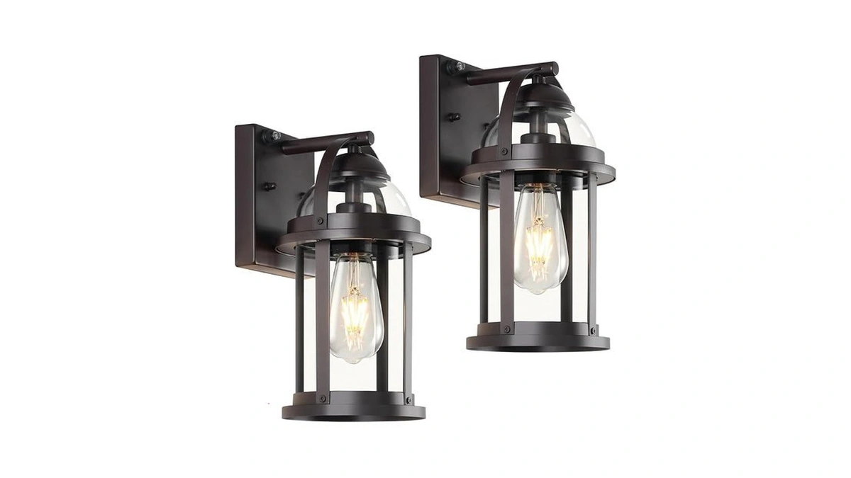 Okeli Dusk To Dawn Outdoor Wall Lights, Waterproof Lighting Fixtures