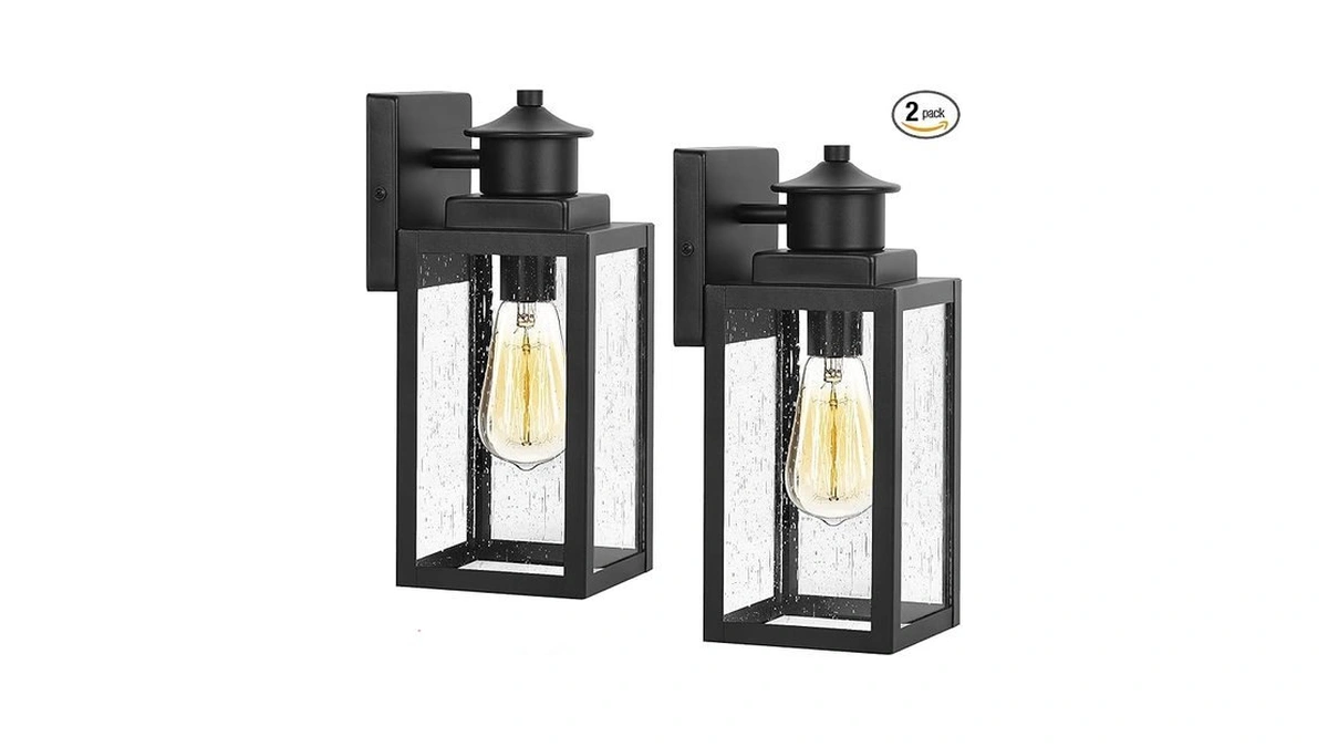 Beslowe Outdoor Wall Lights, Exterior Lighting Fixtures Wall Mount, Waterproof