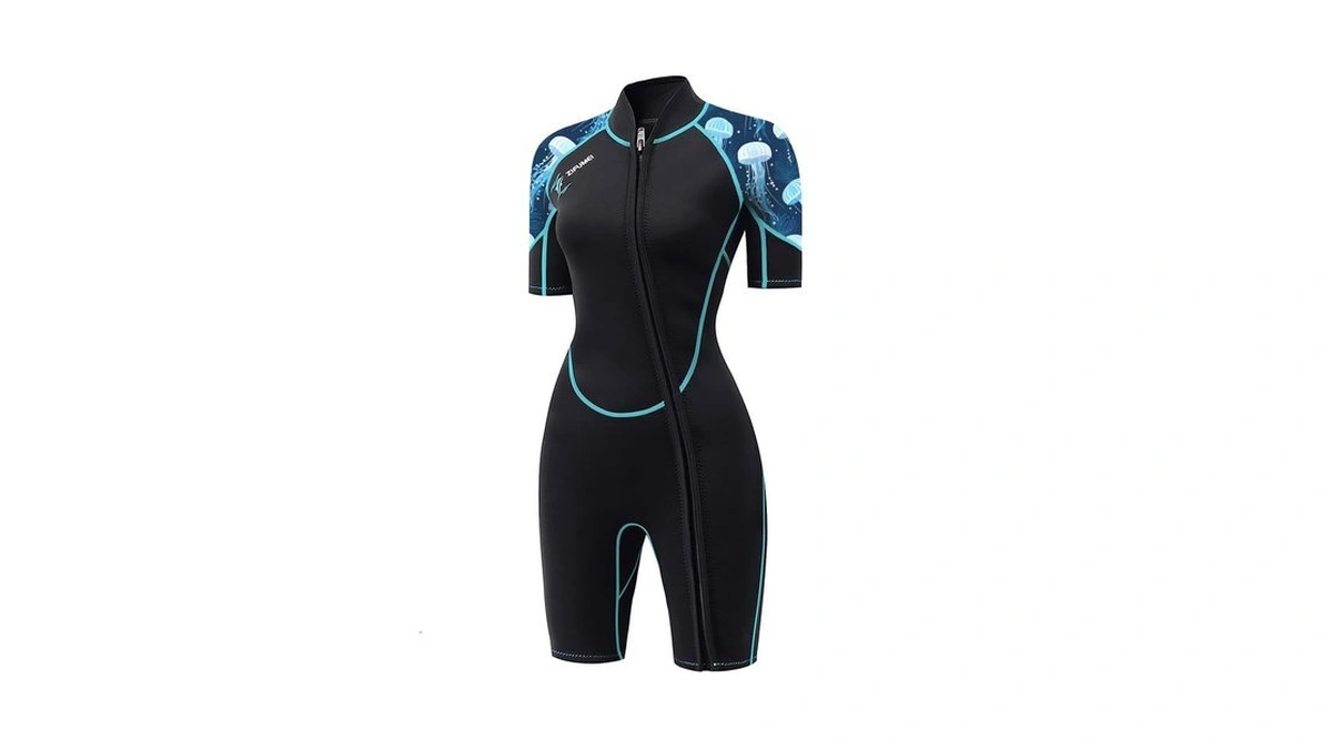 Shorty Wetsuit For Women 3mm - Neoprene Diving Suit Front