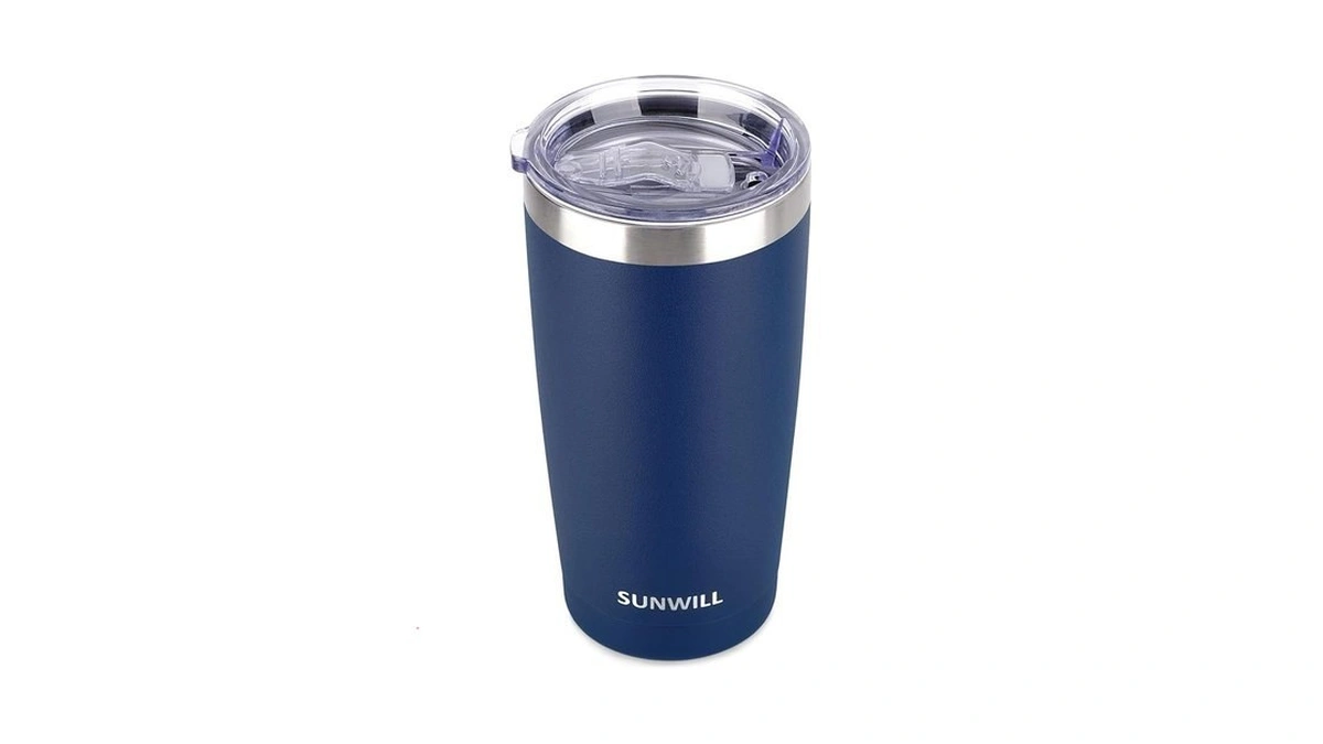 Sunwill Travel Coffee Tumbler 20 Oz, Insulated Mug With Lid,