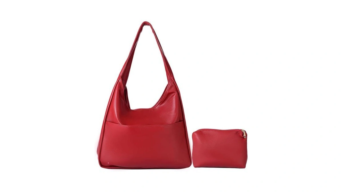 Tote Bags For Women Faux Leather Shoulder Bag Soft Hobo