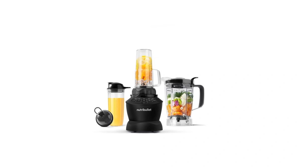 Nutribullet Full-size Blender Combo, Single-serve & Large Capacity, 1200w, 64oz