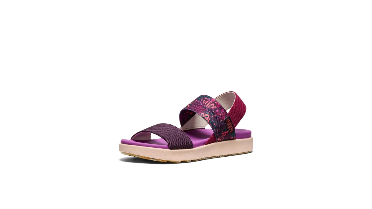 Keen Women's Elle Backstrap Casual Platform Open Toe Wedge Sandals,