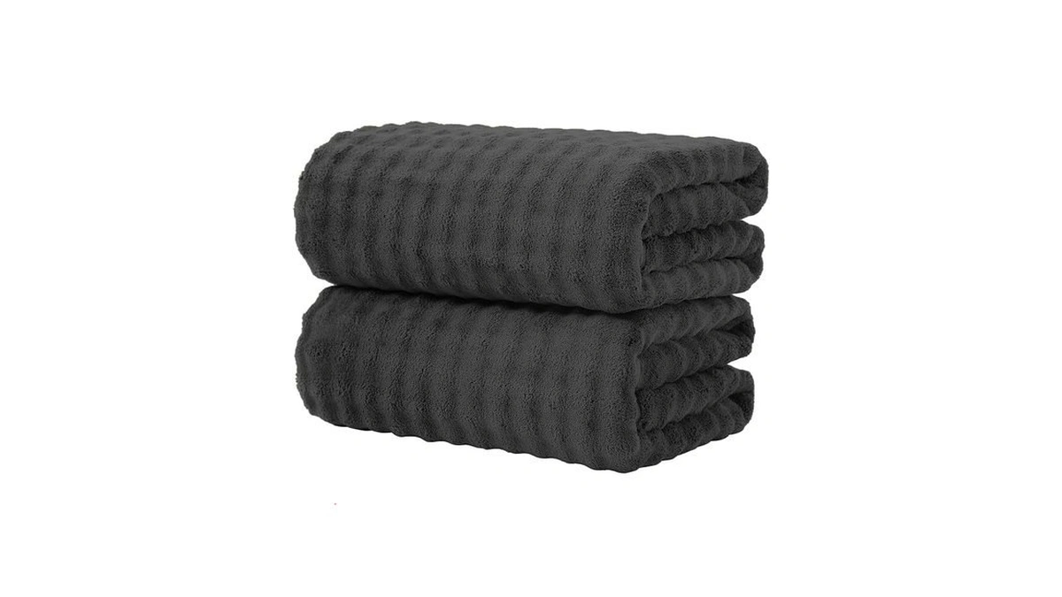 Kby Bath Towels Set Of 2, Extra Large Bath Sheets