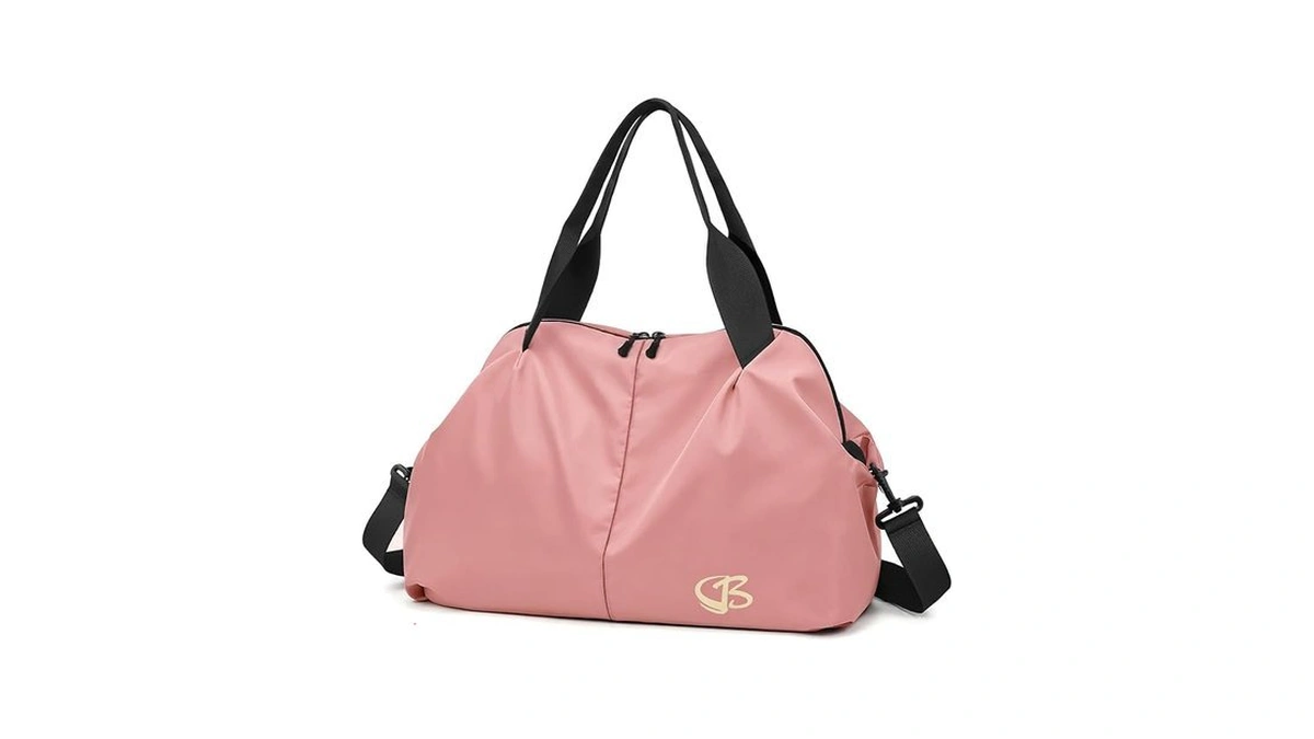 Gym Bag For Women Small Light Pink 45x27x20 Cm With