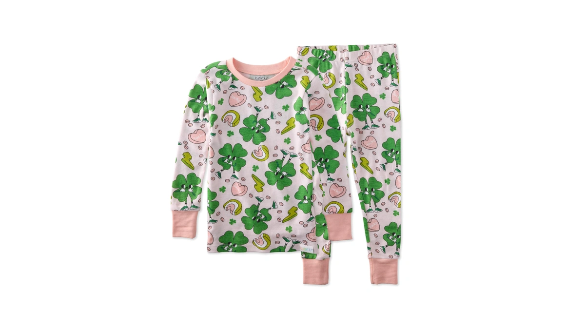 Buttebrlu Zen Snug-fit 2-piece Pajamas 100% Organic Cotton Long Sleeve