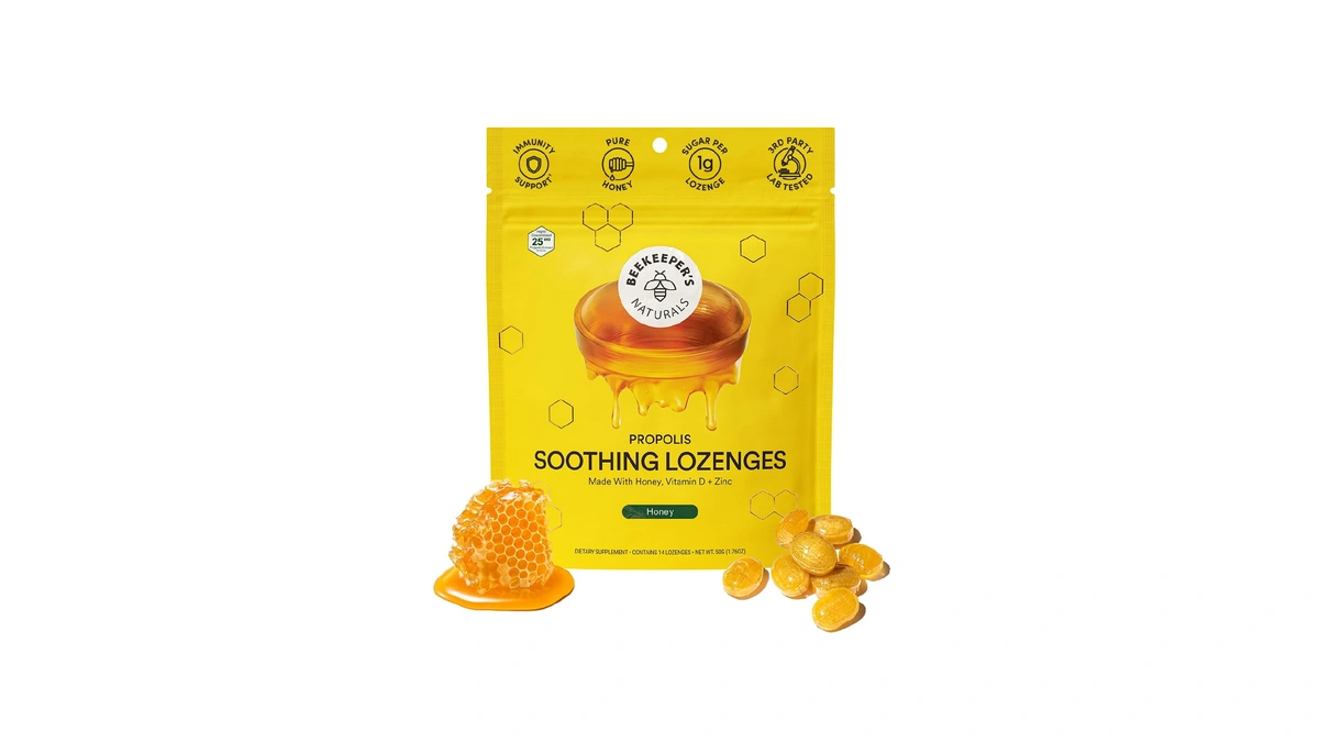Soothing Honey Cough Drops - Immune Support With Vitamin D,