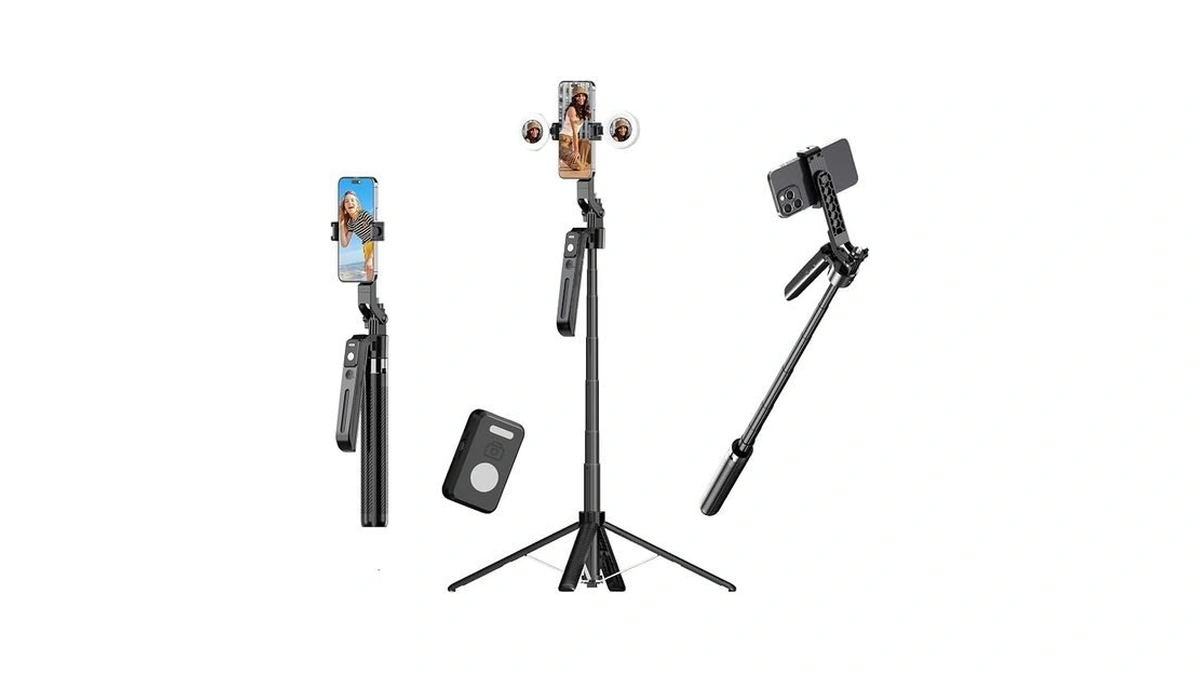 Funsnap 70.9" Auto Face Tracking Selfie Stick Tripod For Iphone