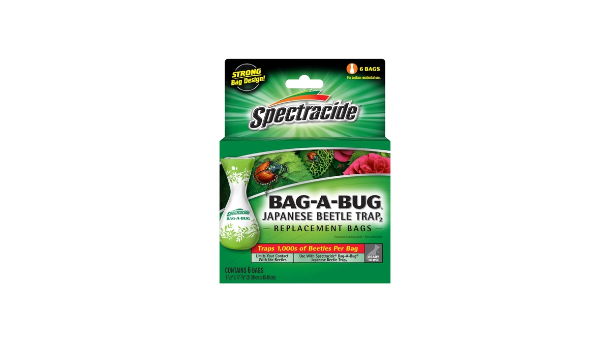 Spectracidebug Japanese Beetle Trap Disposable Bags, 6 Count (pack Of